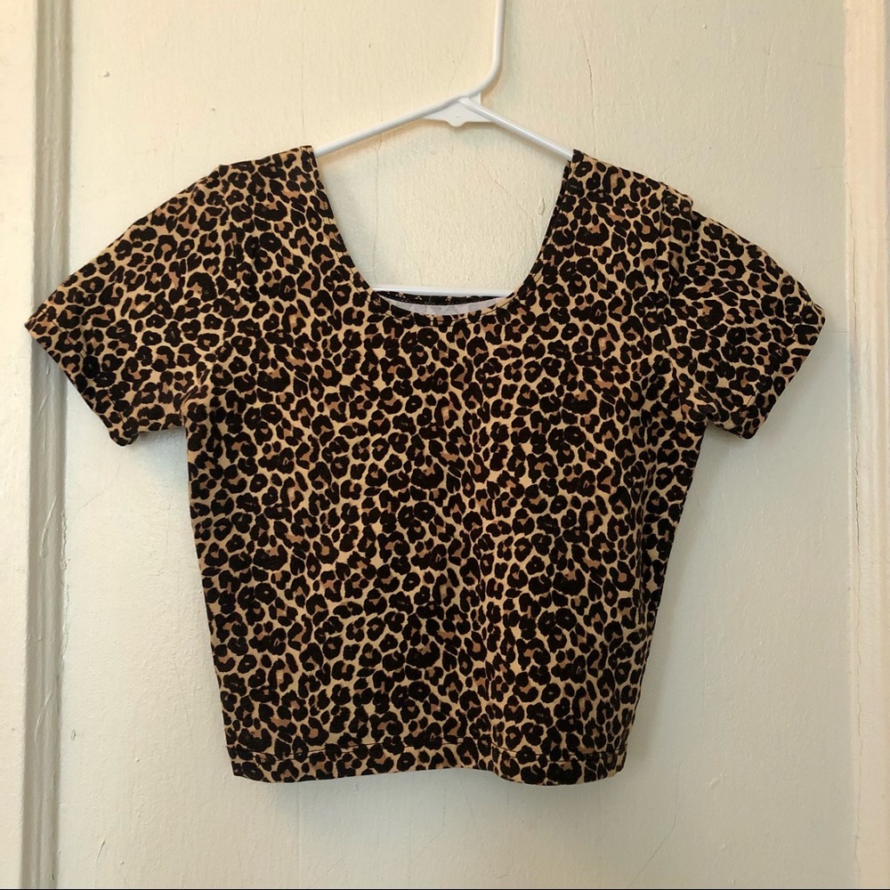 Small American Apparel Cheetah Print top